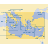 Námořní mapa Imray M20 Eastern Mediterranean - Sardinia to Cyprus and Port Said